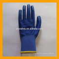 Guantes sin fisuras 13Gauge U3 Hilados de poliéster de punto Guante de nitrilo